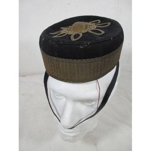 51 - A pair of Victorian Royal Artillery officer's pillbox caps and an officer's side- or forage-cap of s... 