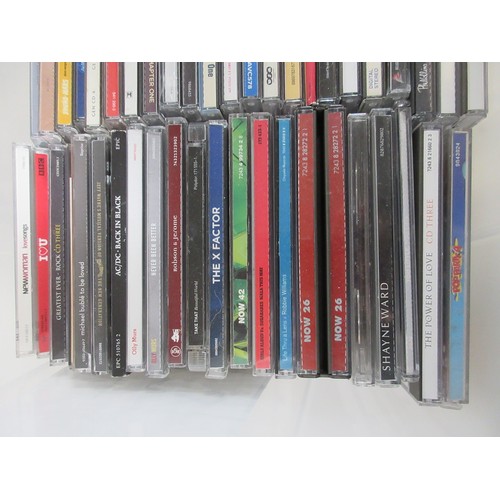 36 - Over 60 CDs in a plastic box covering all aspects of music from the classic ,Motown and easy listeni... 
