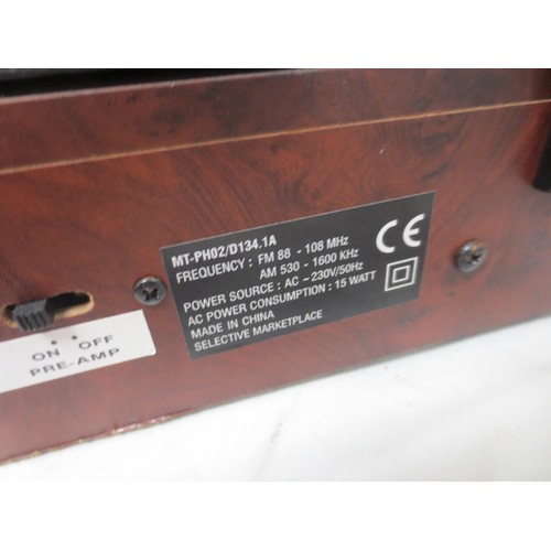 37 - A Technosonic MT-PH02 Turntable