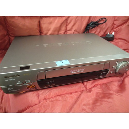 4 - A Panasonic NV-HS850 VHS VCR