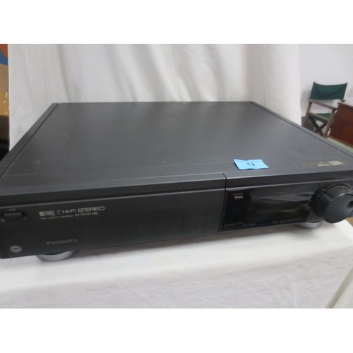 12 - A Panasonic NV-FS100 Super VHS VCR