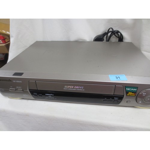 31 - A Panasonic NV-HD645 VCR