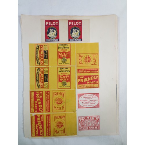 17 - Beer mats and matchbox covers, the contents of a box file and a sweets tub.  Approx. 110 beer mats, ... 