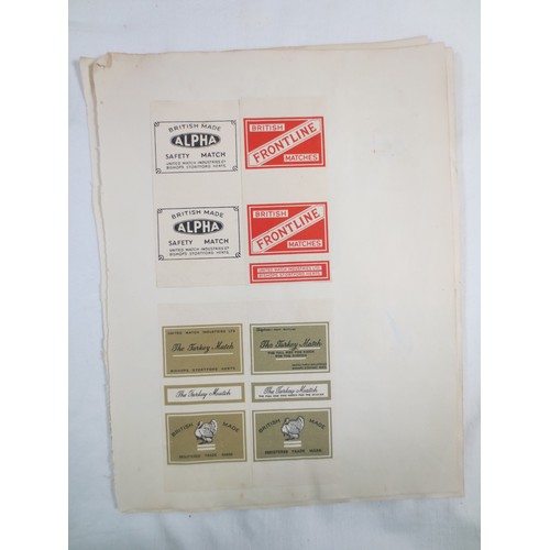 17 - Beer mats and matchbox covers, the contents of a box file and a sweets tub.  Approx. 110 beer mats, ... 