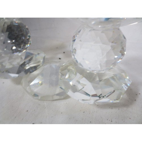 49 - Swarovski Double candle holder in original box as per pictures .