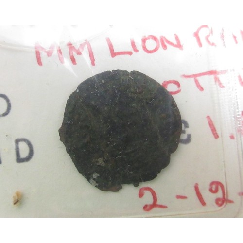 120 - A 1625-1634 Charles I Royal Farthing grade fairnoted as unrecorded variety with colon stops Harringt... 