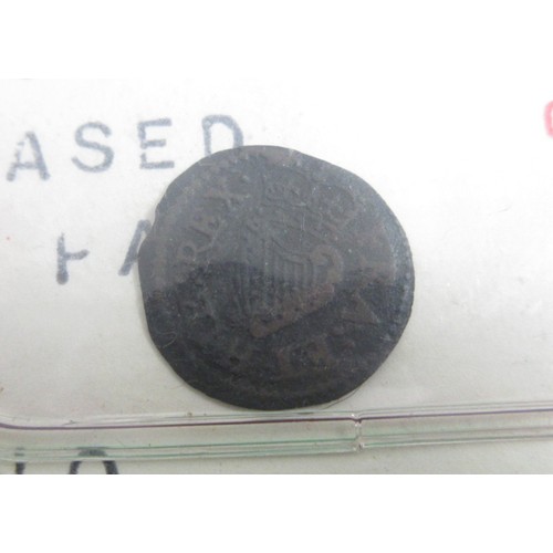 121 - A 1614-1625 James I Lennox Farthing rarer than the Charles I minted by license issued to the Duke of... 