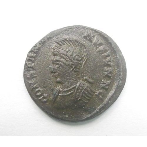 128 - A Roman Follis of Constantine II, London Mint, in very good order, 321-325AD