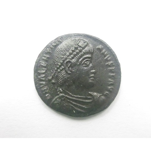 129 - Three Roman coins: (i) Valentinian I 364-375AD AE3 Siscia Mint (ii) Caligula and (iii) unknown
