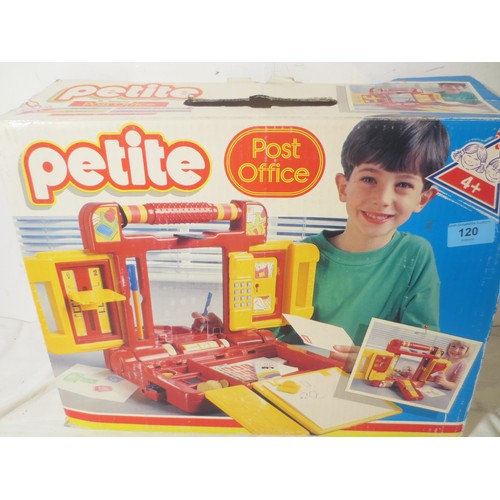 120 - Vintage Post office play set by Petite in boxed condition as per pictures.