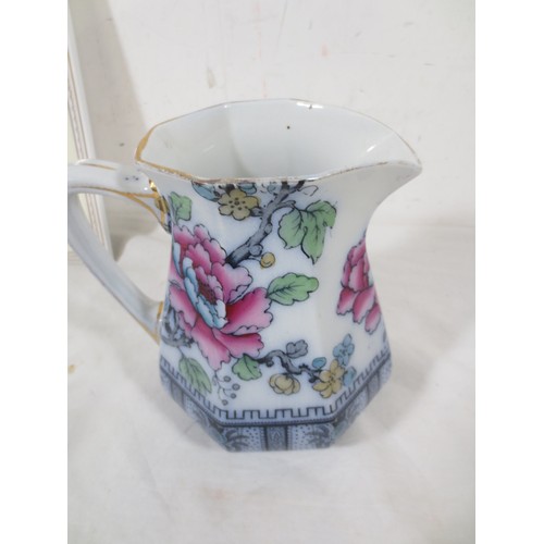 128 - A Josol ware jug ,,Lead crystal fully hand made bowl ,Portuguese ceramic jewellery box with lid and ... 