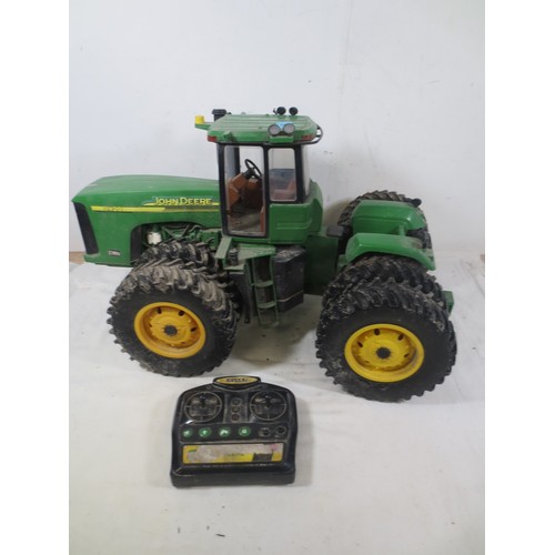 Ertl remote control large scale double wheel tractor type vehicle with ...