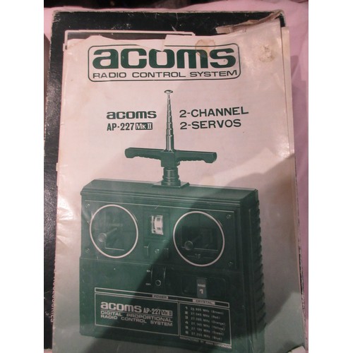 Acorn AP 227 MK2 remote control in original box with Servos looks unused.