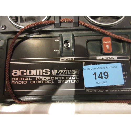 Acorn AP 227 MK2 remote control in original box with Servos looks unused.
