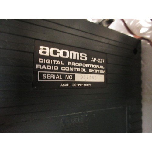 Acorn AP 227 MK2 remote control in original box with Servos looks unused.