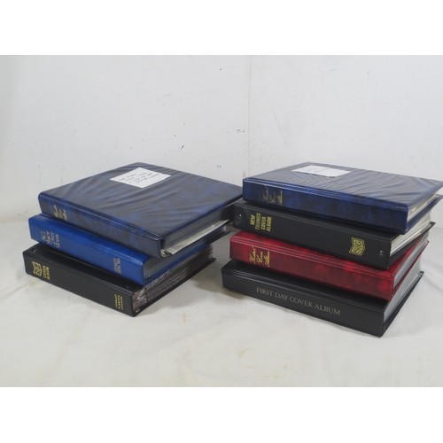 66 - A collection of GB first day covers contained in seven albums. Mainly 1970s - early 2000s.  A few Is... 