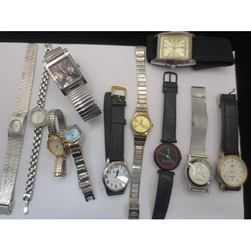 65 - A selection of 12 ladies quartz watches, all in running order bar one