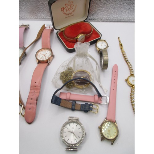 64 - A tub of assorted watches
