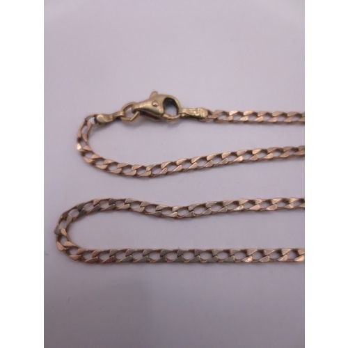 A 9 carat gold chain, approx weight 5.18g