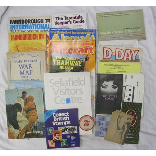 A small quantity of assorted ephemera including RNAS Yeovilton 1967 ...