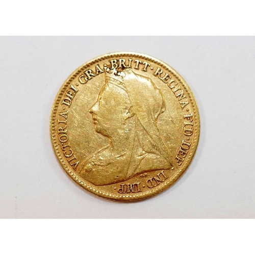 199 - A Victoria 1894 half sovereign