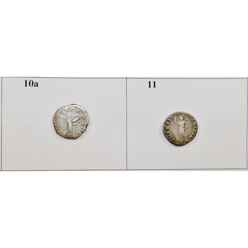 205 - A collection of Roman silver Denarius coins purportedly found in the parish of Stowting, East Kent d... 