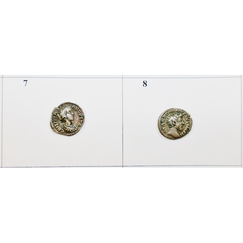 205 - A collection of Roman silver Denarius coins purportedly found in the parish of Stowting, East Kent d... 