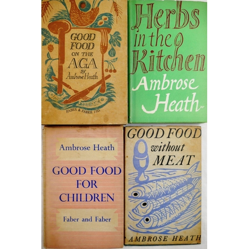 254 - Ambrose Heath (1891-1969) - A collection of approximately 70 books by the food journalist and writer... 