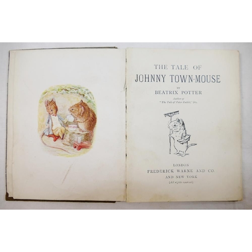 259 - 'The Tale of Johnny Town Mouse', by Beatrix Potter, first edition, published 1918 by Frederick Warne... 