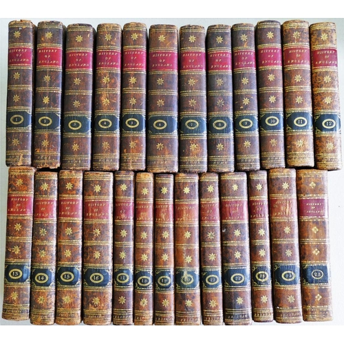 261 - 25 19th Century matching fully leather bound numbered volumes comprised of;  'The History of England... 