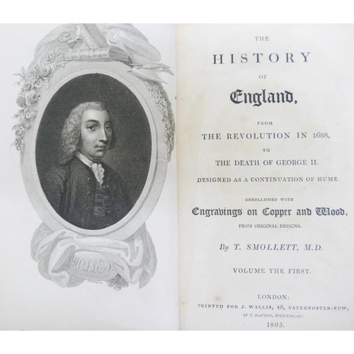 261 - 25 19th Century matching fully leather bound numbered volumes comprised of;  'The History of England... 