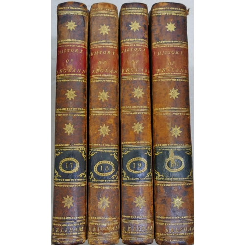 261 - 25 19th Century matching fully leather bound numbered volumes comprised of;  'The History of England... 