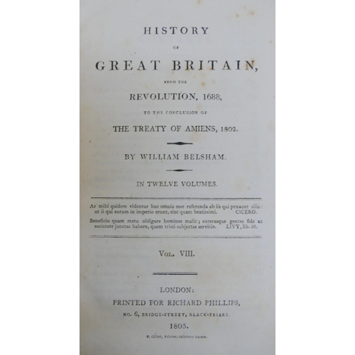 261 - 25 19th Century matching fully leather bound numbered volumes comprised of;  'The History of England... 