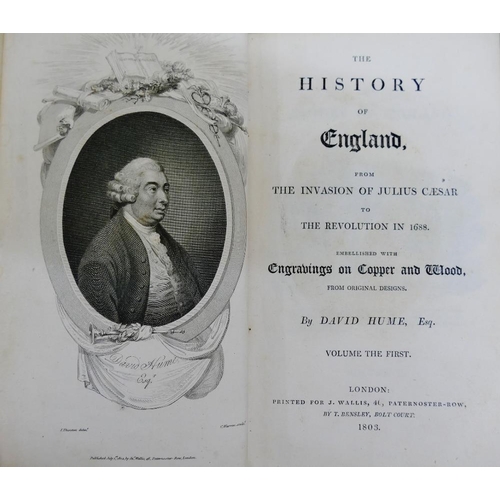 261 - 25 19th Century matching fully leather bound numbered volumes comprised of;  'The History of England... 