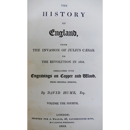 261 - 25 19th Century matching fully leather bound numbered volumes comprised of;  'The History of England... 