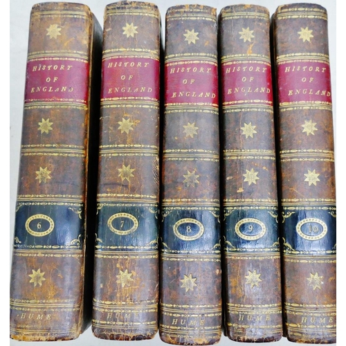 261 - 25 19th Century matching fully leather bound numbered volumes comprised of;  'The History of England... 