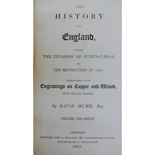 261 - 25 19th Century matching fully leather bound numbered volumes comprised of;  'The History of England... 