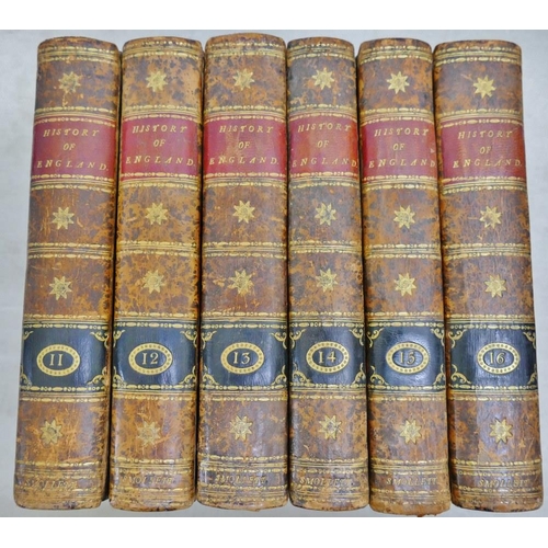 261 - 25 19th Century matching fully leather bound numbered volumes comprised of;  'The History of England... 