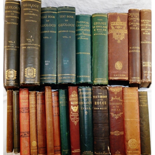 272 - A collection of 23 geology related volumes including 'Geology -  Chemical, Physical and Stratigraphi... 