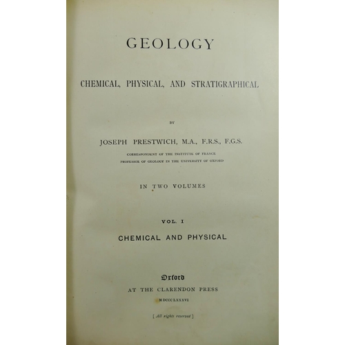 272 - A collection of 23 geology related volumes including 'Geology -  Chemical, Physical and Stratigraphi... 