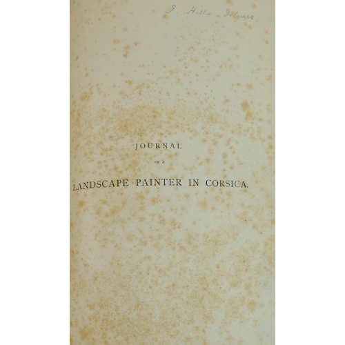 275 - Edward Lear, 'Journals of a Landscape Painter in Corsica', published by Robert John Bush, London, 18... 