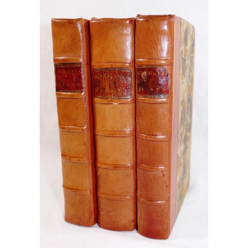 284 - 'Essays of Michael Seigneur de Montaigne', translated to English by Charles Cotton, in three volumes... 