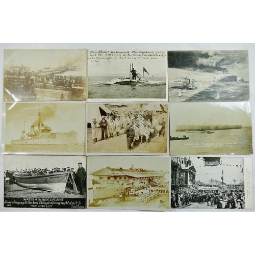 74 - A collection of approximately 200 Edwardian and later postcards  including Kent and East Sussex inte... 