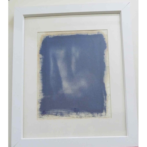 338 - Steve Rutter (20th/21st Century British)+ 'Nude 3' Cyanotype on calico cloth Signed and titled en ve... 