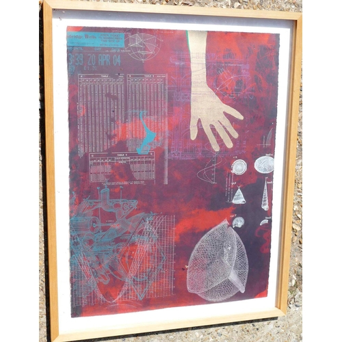 339 - Margaret Thomson (20th/21st Century British) Untitled Silk screen 75cm x 57cm Unsigned Framed and gl... 