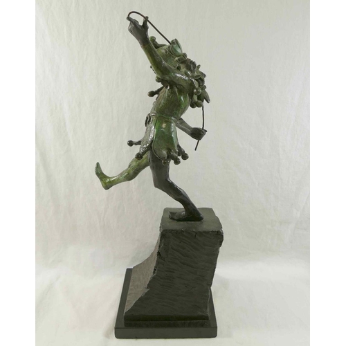 42 - James Butler RA (b.1931), 'The Stratford Jester', patinated bronze, signed to base, dated '95 and nu... 