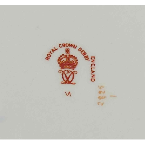 7 - An early 20th century Royal Crown Derby Imari pattern high sided dish with red printed factory mark ... 