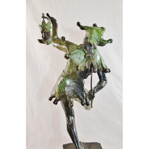 42 - James Butler RA (b.1931), 'The Stratford Jester', patinated bronze, signed to base, dated '95 and nu... 