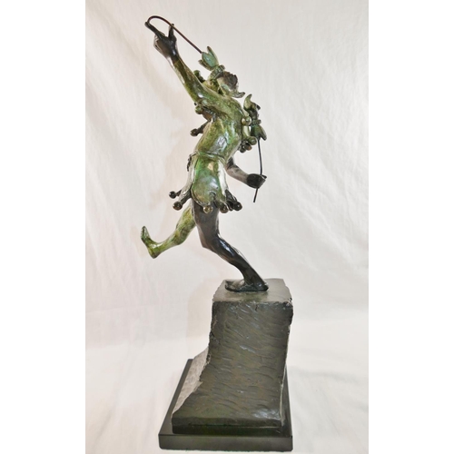 42 - James Butler RA (b.1931), 'The Stratford Jester', patinated bronze, signed to base, dated '95 and nu... 
