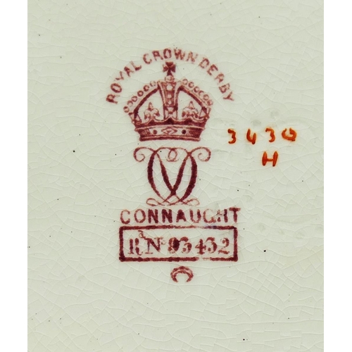 7A - A Royal Crown Derby 'Connaught' pattern part dinner service, comprised of four graduated oval plates... 